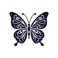 butterfly tattoo design illustration vector