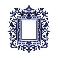 frame with ornament vector