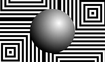 Monochrome Abstract Dynamic Pattern Background vector