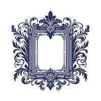 frame with ornament vector