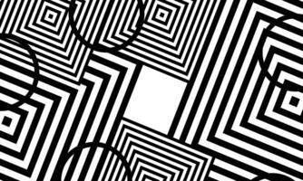 Monochrome Abstract Dynamic Pattern Background vector