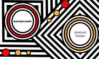 Monochrome Abstract Dynamic Pattern Background vector