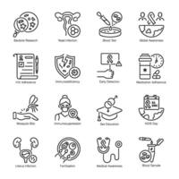 An editable line icon of metaverse environment vector