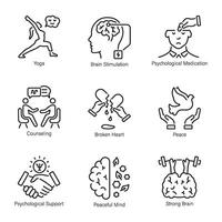 Line icon denoting persons with equity scale vector
