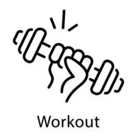 A rock gesture outline style icon vector
