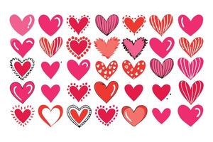 Doodle Heart Eps, Sketch Heart Eps vector
