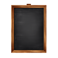 Generated Ai Empty rustic chalkboard with copy space png