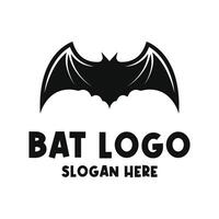 bat monster horror logo design concept idea vector