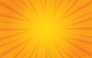 yellow orange abstract comic background texture vector