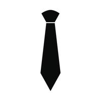 tie icon isolated on white background vector