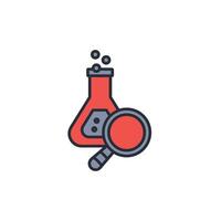 research lab icon. .Editable stroke.linear style sign for use web design,logo.Symbol illustration. vector