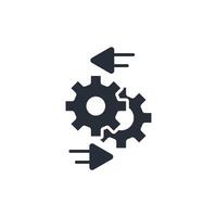 process icon. .Editable stroke.linear style sign for use web design,logo.Symbol illustration. vector