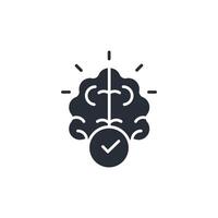 Knowledge icon. .Editable stroke.linear style sign for use web design,logo.Symbol illustration. vector