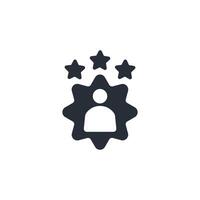 experts icon. .Editable stroke.linear style sign for use web design,logo.Symbol illustration. vector