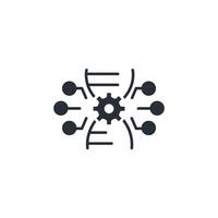 biotechnology icon. .Editable stroke.linear style sign for use web design,logo.Symbol illustration. vector