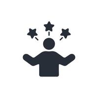 experience icon. .Editable stroke.linear style sign for use web design,logo.Symbol illustration. vector