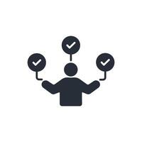 aptitude icon. .Editable stroke.linear style sign for use web design,logo.Symbol illustration. vector