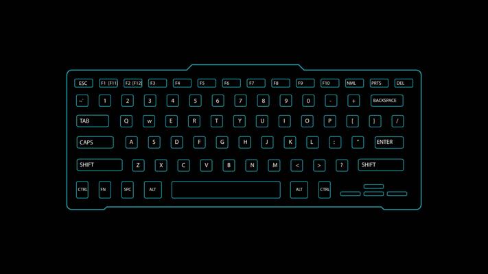 Animated Keyboard Stock Video Footage for Free Download