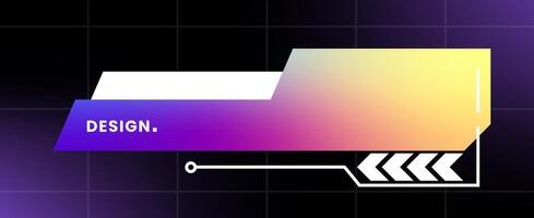 Modern pop up window illustration. Futuristic pop up interface. vector