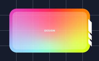 Modern pop up window illustration. Futuristic pop up interface. vector