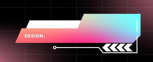 Modern pop up window illustration. Futuristic pop up interface. vector
