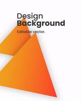 Simple colorful gradient background. Social media template illustration. vector