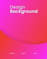 Simple colorful gradient background. Social media template illustration. vector
