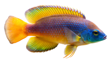 Dottyback fish isolated on background png