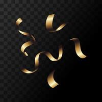 Golden Confetti and Firecracker Sauce Set vector
