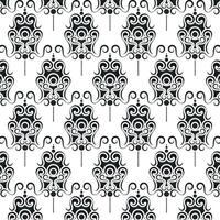 vintage abstract line pattern design vector