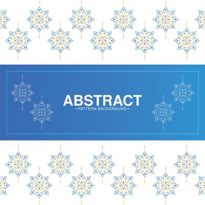 colorful ornament pattern border background