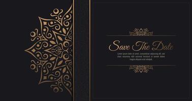 luxury invitation background style ornamental pattern vector