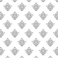 vintage abstract line pattern design vector