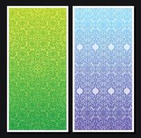 colorful abstract pattern vertical banner vector