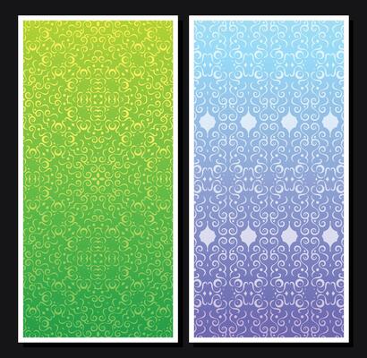 colorful abstract pattern vertical banner