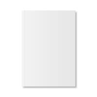 mock up of book or magazine vector