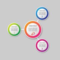 infographic template on grey background. vector