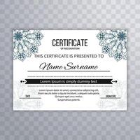 Certificate appreciation or certificate template design vector