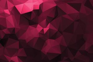 Abstract shiny pink polygonal background vector