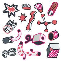 abstract geometry backgrounds objects vector