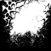 Grunge border texture background. Abstract frame overlay. Dirty and damaged backdrop. vector