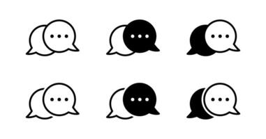 Support icon. Online chatting symbol. Chat talking illustration. Feedback sign. Communication pictogram. Comment button. vector