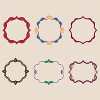 Corner icon set. frame illustration sign collection. vintage symbol. border logo. Ornate borders. Classy borders. Vintage frames set isolated on white background. Decorative frame. vector