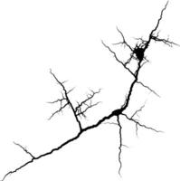 Rustic cracked texture with many cracks and scratches. Abstract background. Broken and damaged surface. vector