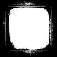 Grunge border texture background. Abstract frame overlay. Dirty and damaged backdrop. vector