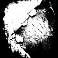 Grunge border texture background. Abstract frame overlay. Dirty and damaged backdrop. vector