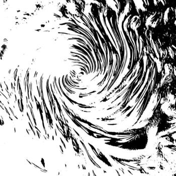 Rustic splash texture. Abstract background. Weathered surface and shape. Dirty and damaged backdrop. vector