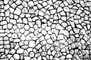 Rustic cracked texture with many cracks and scratches. Abstract background. Broken and damaged surface. vector