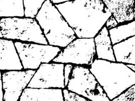 Rustic cracked texture with many cracks and scratches. Abstract background. Broken and damaged surface. vector
