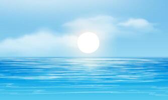 The Rising and Setting Sun rays vector